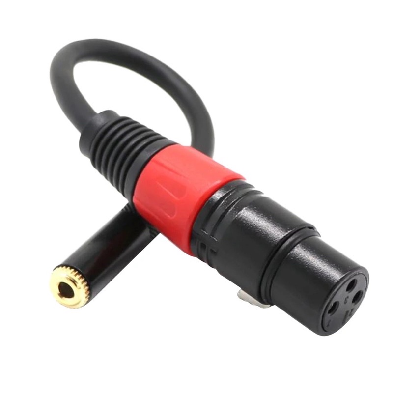 3.5Mm Mini-หญิงไมโครโฟนอะแดปเตอร์3pin XLR หญิงสายเชื่อมต่อ - รูปที่ 7