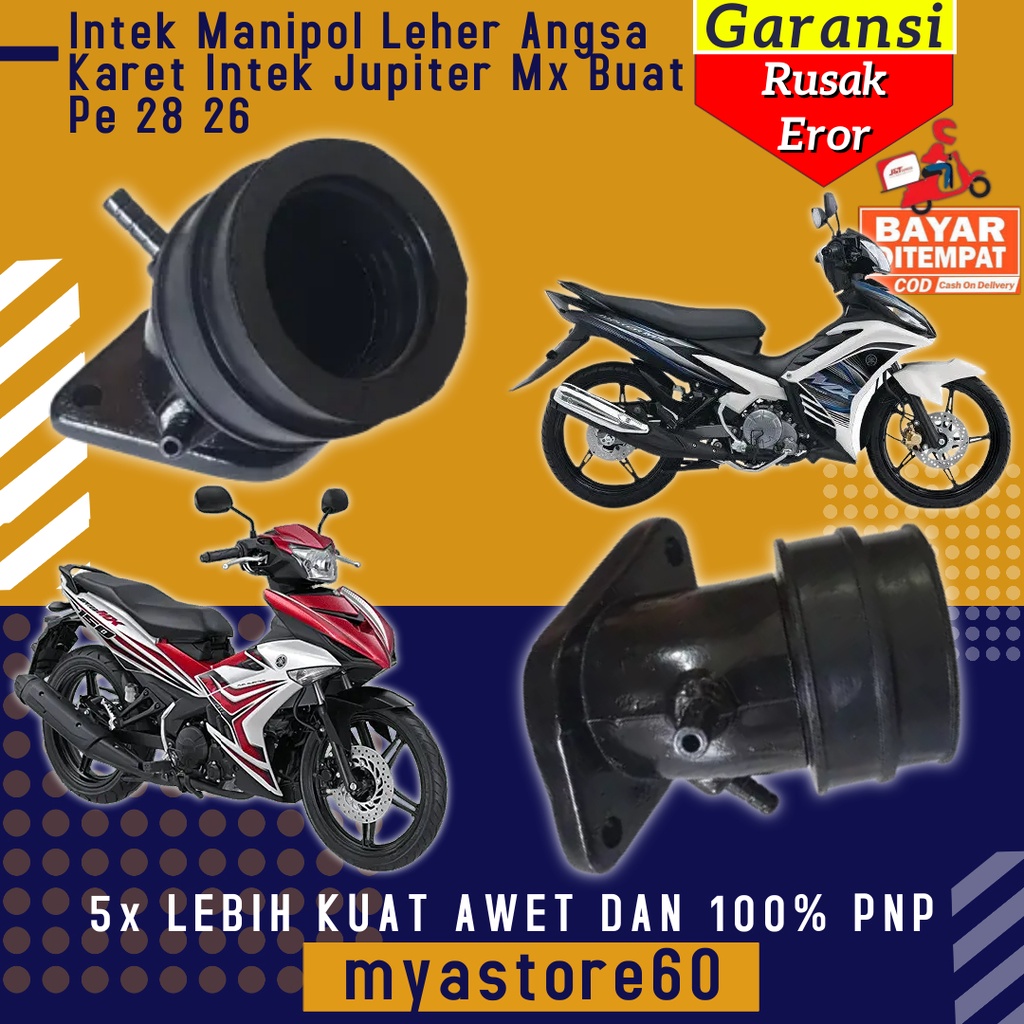 Manipul Jupiter Mx Manipol ยาง Intake Intek Jupiter Goose คอคาร์บูเรเตอร์การเชื่อมต่อ PE 26 28 PWK 2