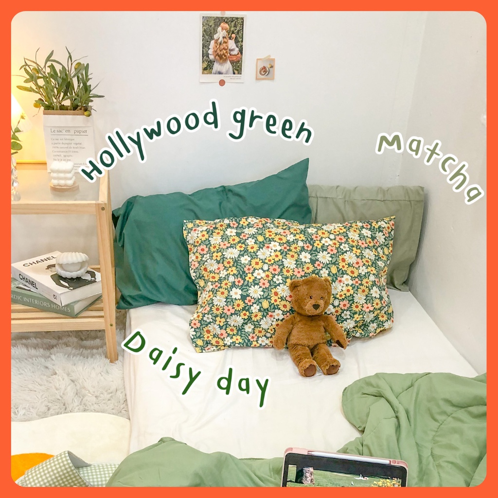 ปลอกหมอน สไตล์เกาหลีน่ารัก ผ้า cotton 100% Pillowcase