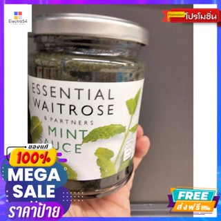 Essential Waitrose  Mint Sauce ซอสมิ้นท์ สาหรับ เนื้อแกะ เวทโทรส 275 กรัม Esse