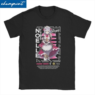 Men Women Genshin Impact Noelle Streetwear T Shirt Cotton Clothes Novelty Short Sleeve Crewneck Tee Shirt Gift Idea_03