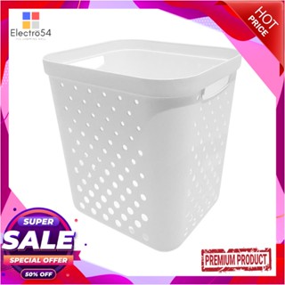 LAUNDRY ตะกร้าผ้า STACKO MONO ไซซ์ M สีขาวLAUNDRY BASKET STACKO MONO SIZE M WHITE