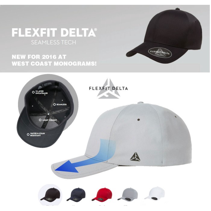 หมวก [ รุ ่ นพิเศษ ] หมวก 180 Flexfit Delta Yupoong ของแท ้ 100 %