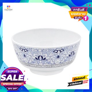 Melamine ชามเมลามีนทรงกลม Vanda รุ่น B922-4 ขนาด 4 นิ้ว สีน้ำเงิน - ขาวround Melamine Bowl Vanda No. B922-4 Size 4 Inch