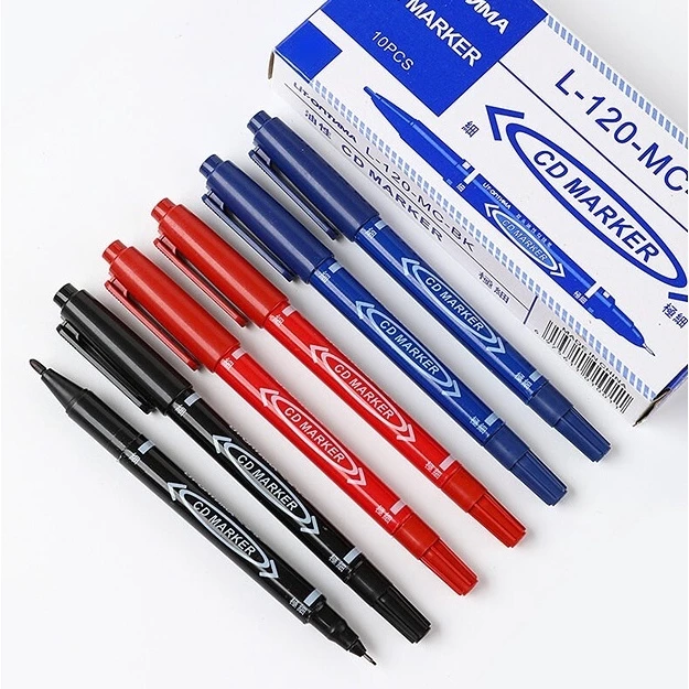 (S2-S30)ปากกาหมึกซึม2หัว หัวปากกา 0.5 มม. พร้อมส่ง