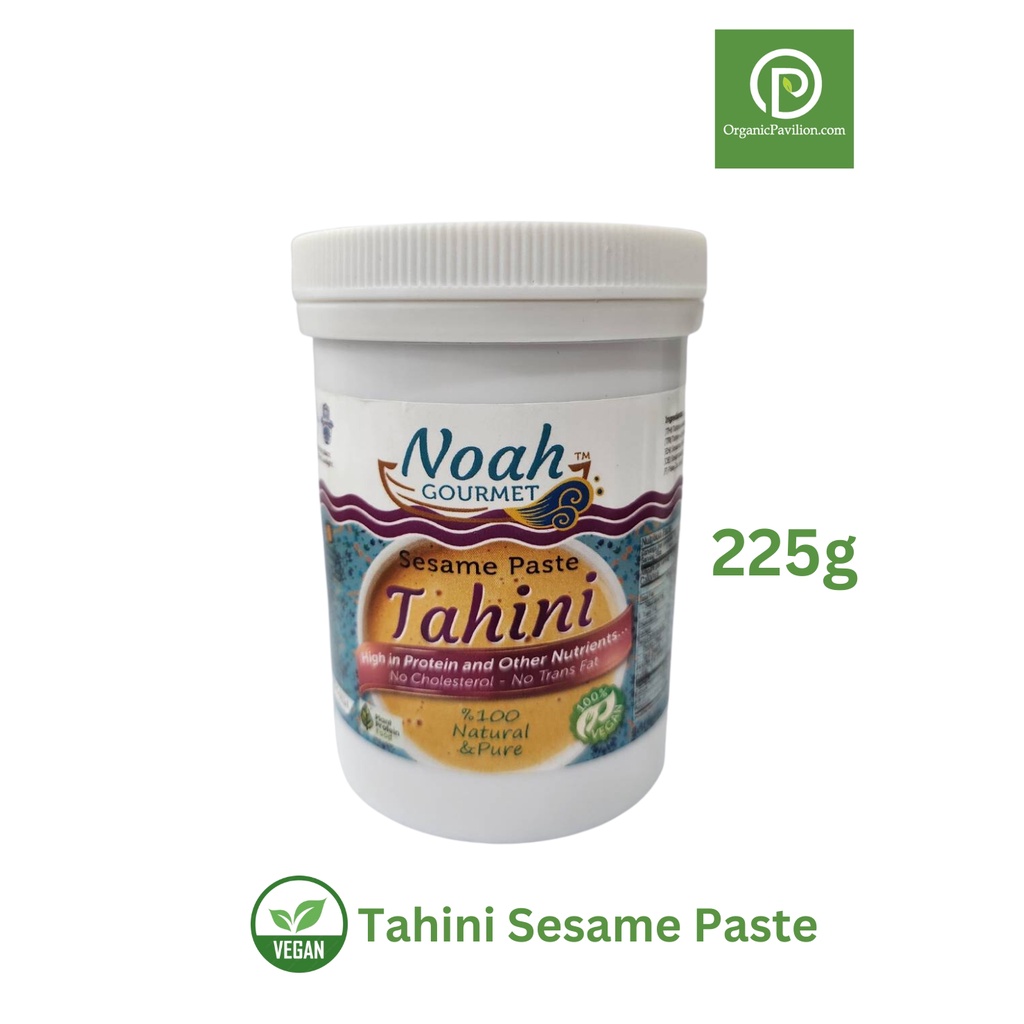 Noah Gourmet ครีมงาขาวบด 100% Tahini Sesame Paste 100% Natural &amp; Pure (225g)