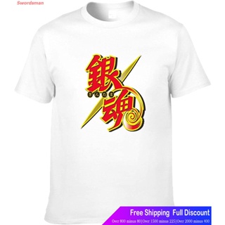 เสื้อทหาร เสื้อยืดผู้หญิง Swordsman เสื้อยืดยอดนิยม WOWCAT Gintama T-Shirt For Mens Sports T-shirt_09