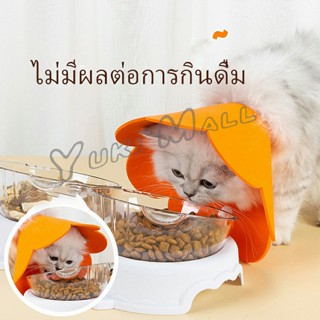 YuKi คอลล่าแมว ปลอกคอดอกไม้ ปลอกคอกันเลีย คอลล่าสุนัข  Cat coll