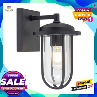 Lamp โคมไฟกิ่งภายนอก 1xE27 LUZINO รุ่น RH2008W(BK) สีดำOutdoor Branch Lamp 1xE27 LUZINO Model RH2008W(BK) Black