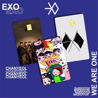 สติกเกอร์ ป้องกันรอย ที่แข็งแกร่ง สําหรับซิมการ์ด Atm KTP STICKER E-MONEY EXO MOTIF