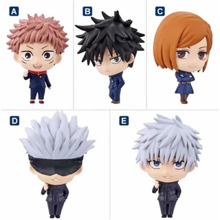 ตุ๊กตาฟิกเกอร์ Jujutsu Kaisen Itadori Yuji Gojo Satoru Fushiguro Megumi Kugisaki Nobara Q Version JFGX 5 ชิ้น