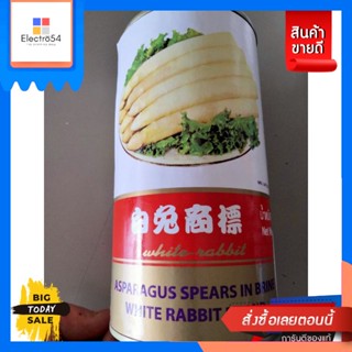 วัตถุดิบ White Rabbit White Asparagus หน่อไม้ฝรั่ง ในน้ำเกลือ 800 กรัมWhite Rabbit White Asparagus Asparagus