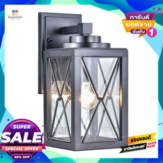 Lamp โคมไฟกิ่งภายนอก 1xE27 LUZINO รุ่น 0387-WD(BK) สีดำOutdoor Branch Lamp 1xE27 LUZINO Model 0387-WD(BK) Black