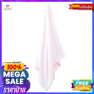 ผ้าขนหนูนาโน ขนาด 27 x 54 นิ้ว สีชมพู Nano towel, size 27 x 54 inches, pinkผ้าขนหนู