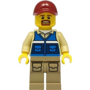 [ Minifigures ] มินิฟิก Lego - Wildlife Rescue Worker Male : City Wildlife Rescue (cty1298, 60307) ราคา/ชิ้น