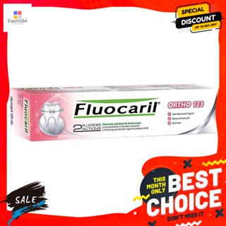 ฟลูโอคารีล ยาสีฟัน สูตรออร์โธ 123 ขนาด 125 ก. Fluocaril Toothpaste Ortho 123 Formula Size 125