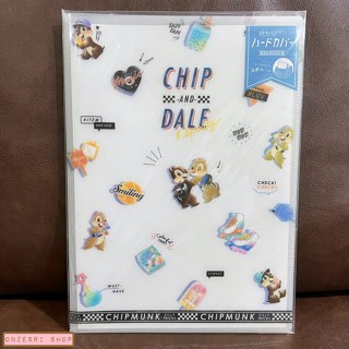 แฟ้ม A4 ลาย Chip &amp; Dale สีขาว แบบพลาสติกแข็งด้าน แยกใส่เอกสารได้ 6 ช่อง