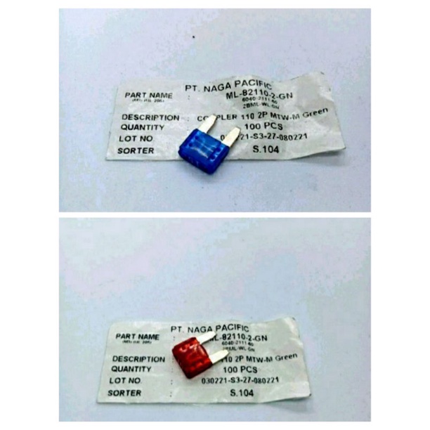 ต้นฉบับPACIPIC 10A 15A UNIVERSAL MOTORCYCLE FUSE FUSE FUSE FUSE