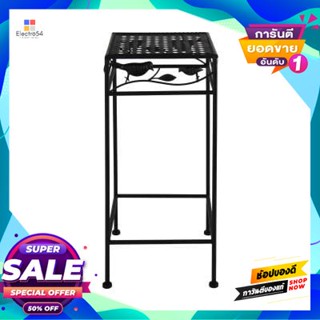 Plant ที่วางกระถางต้นไม้ (M) รุ่น LS19A4012-M ขนาด 25 x 25 x 60 ซม. สีดำ Plant Stand (M) FONTE LS19A4012-M Size 25 x 25