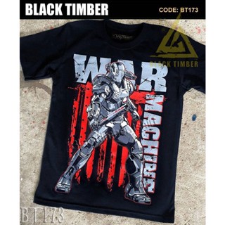 BT 173 War Machine Iron man เสื้อยืด สีดำ BT Black Timber T-Shirt ผ้าคอตตอน สกรีนลายแน่น S M L XL XXL_07