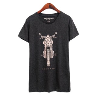 เสื้อยืด Triumph สีเทาดำ สกรีนลาย งานแท้💯% (TS090)