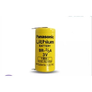 Panasonic BR-2/3A 3V BR2/3A BR2/3AE2P  ของใหม่ แบตเตอรี่ลิเธียมสำหรับFanuc CNCระบบPLCโปรแกรมเมอร์Real-Time