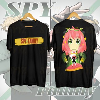 Anime Shirt Spy X Family Anya Forger Cotton Round Neck Assorted Pattern Bootleg Shirt_05