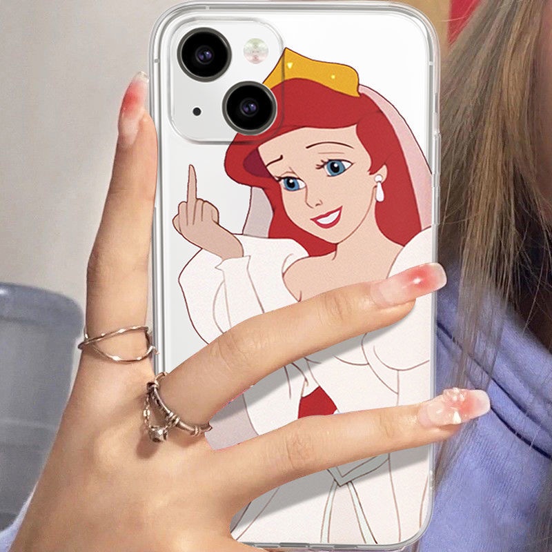 Disney เคสโทรศัพท์มือถือ ลายการ์ตูนเจ้าหญิงดิสนีย์ สําหรับ IPhone 6 6S 11 7 8 Se 2020 X XR XS Plus 12 13 14 PRO mini MAX