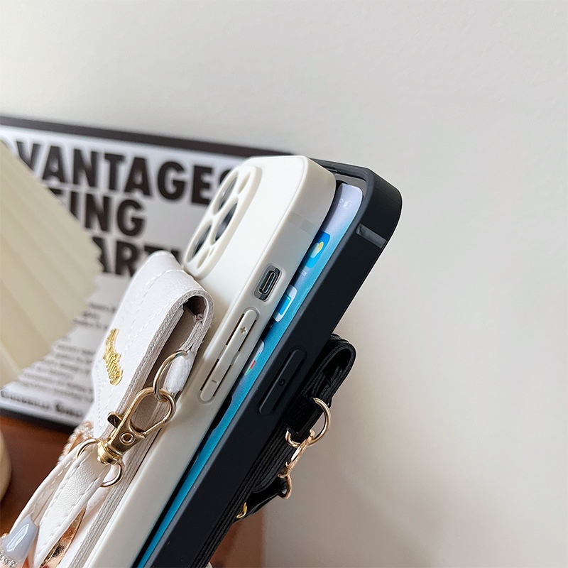 Iphone 16 15 14 13 14 12 11 Pro Max Mini XS XR X 6 8 7 14 Plus SE 2020 เคสโทรศัพท์พร้อมเคสโทรศัพท์เชือกเส้นเล็ก - รูปที่ 5