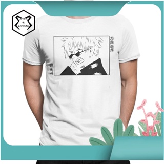 เสื้อยืดแขนสั้น พิมพ์ลายอนิเมะ Jujutsu Kaisen สําหรับผู้ชาย_02