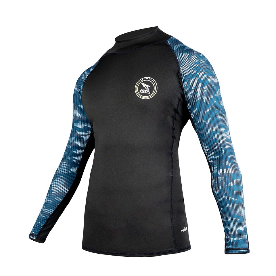 PuriGuard Rash guard (สำหรับทุกเพศ) ผลิตจากผ้า PURIGUARD ป้องกันแบคทีเรีย