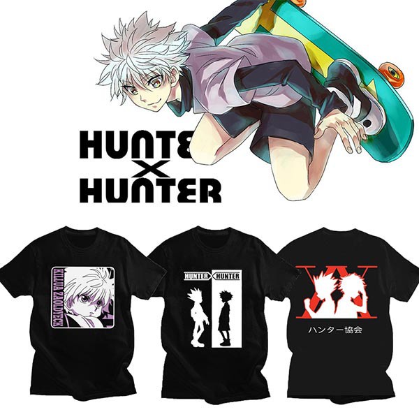 【  】Hunterxhunter เสื้อกันหนาวแขนสั้นลําลองลายการ์ตูนอนิเมะญี่ปุ่นสําหรับผู้ชาย_04
