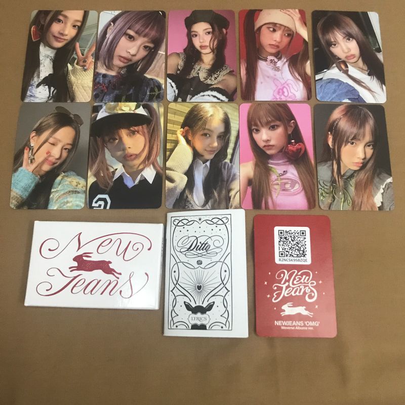[READY] NEW JEANS OMG WEVERSE ALBUM VER. Minji Hanni Danielle Haerin Hyein newjeans