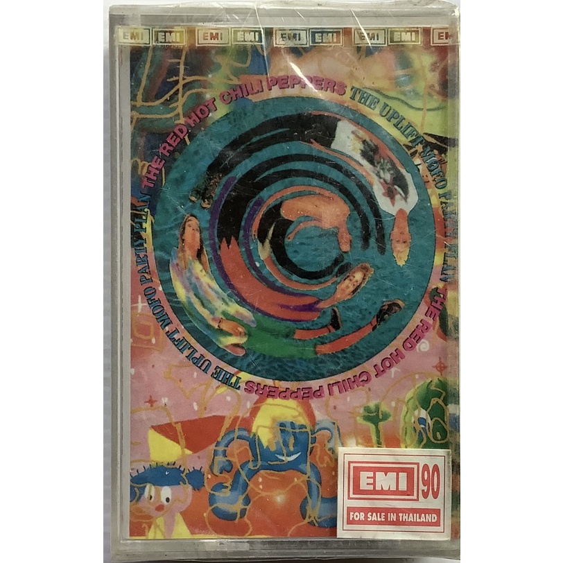 Cassette Tape เทปคาสเซ็ตเพลง Red Hot Chili Peppers อัลบั้ม The Uplift Mofo Party Plan ลิขสิทธิ์ ซีล เทปเพลง