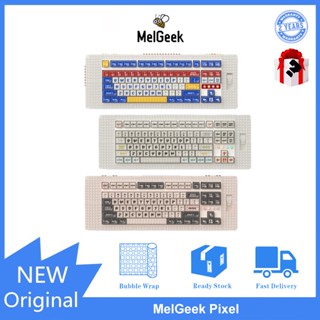 Melgeek Pixel คีย์บอร์ดบลูทูธไร้สาย สามโหมด