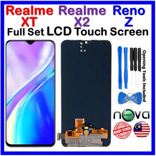 Ngs OLED ชุดหน้าจอสัมผัส LCD สําหรับ REALME XT RMX1921 REALME X2 RMX1992 OPPO Reno Z CPH1979