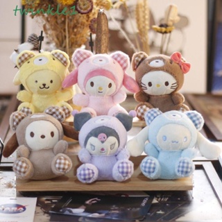 Twinkle1 พวงกุญแจ จี้ตุ๊กตา Cinnamoroll Kuromi น่ารัก สไตล์ญี่ปุ่น สําหรับตกแต่งห้อง