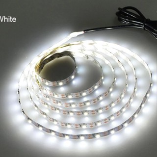 Dc 5V USB LED Strips 2835 สีขาว Tira LED แถบไฟทีวีพื้นหลังเทปไฟตกแต่งบ้านโคมไฟ 1-5 เมตร