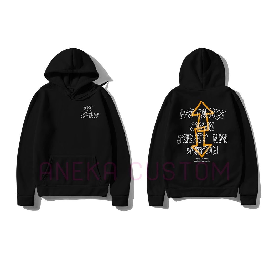 PTJ COMIC Jacket PTJ webtoon เสื้อฮู้ดเกาหลี