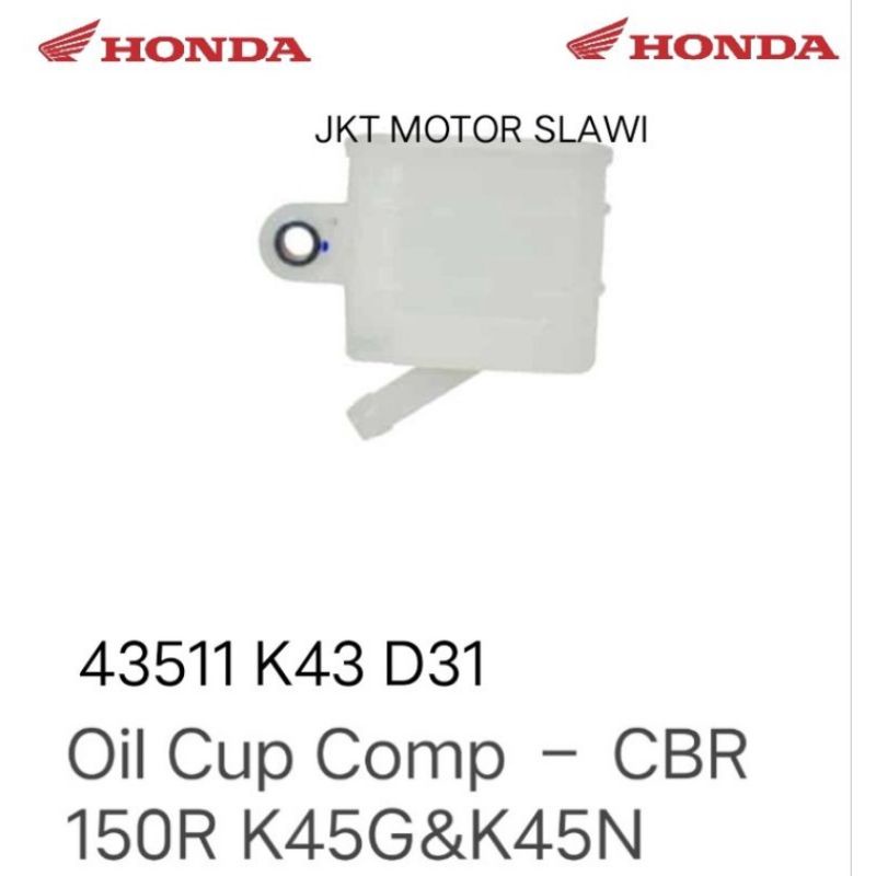 437511-K43-D31 ถ้วยน้ํามัน comp master เบรค cb 150r V3 CBR 150 K45G CBR 150 K45N CBR 250rr K64J supr