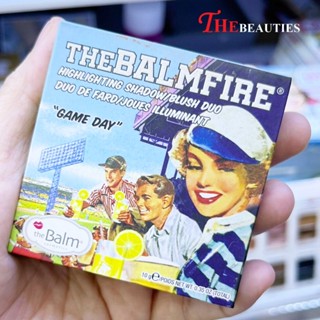 🔥🔥🔥   The Balm theBalmFire Highlighting Shadow/Blush Duos 10G.  #GAME DAY ปัดแก้ม 2 เฉดสีในตลับเดียว รุ่นใหม่ล่าสุด