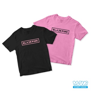 เสื้อยืดคอกลมดํา ชมพู 2 | เสื้อยืด ลาย Blackpink สําหรับเด็ก อายุ 1-12 ปี | เสื้อยืด สีดํา และสีชมพู | เสื้อยืด Blackpin