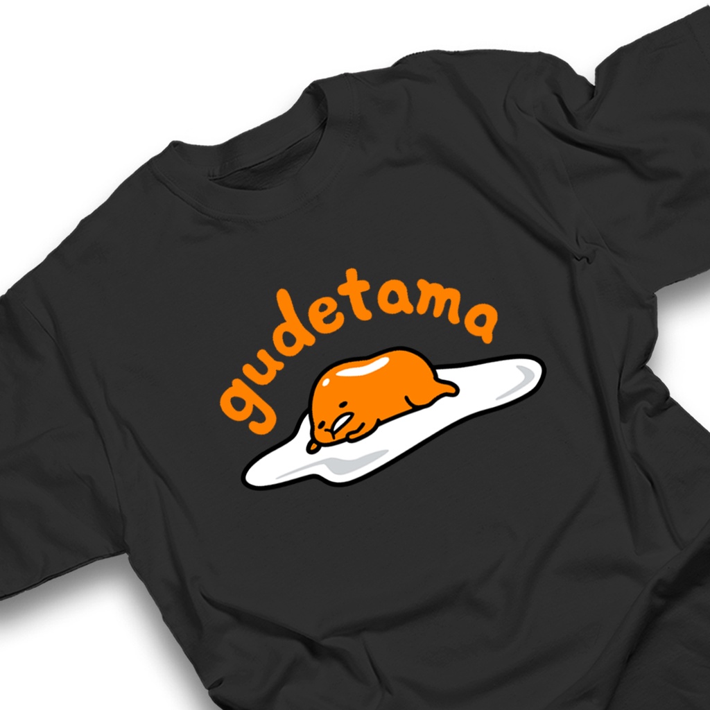 GUDETAMA เสื้อยืดผ้าฝ้ายหวี 30s CUTE CHARACTER JAPANESE NETFLIX FILM