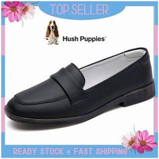 HUSH PUPPIES รองเท้าโลฟเฟอร์ ส้นแบน แบบสวม สําหรับผู้หญิง