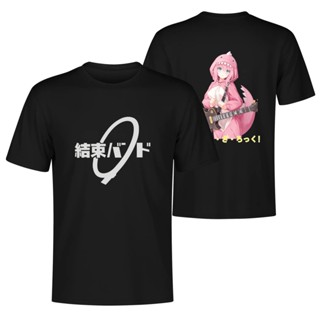 Bocchi the Rock Kessoku Band Oversized T Shirt for Men Tshirt Cotton Tee Unisex_07