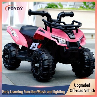 【Warranty】Electric car for kids Rechargeable Car for Kids With lights and music for 2-6 years