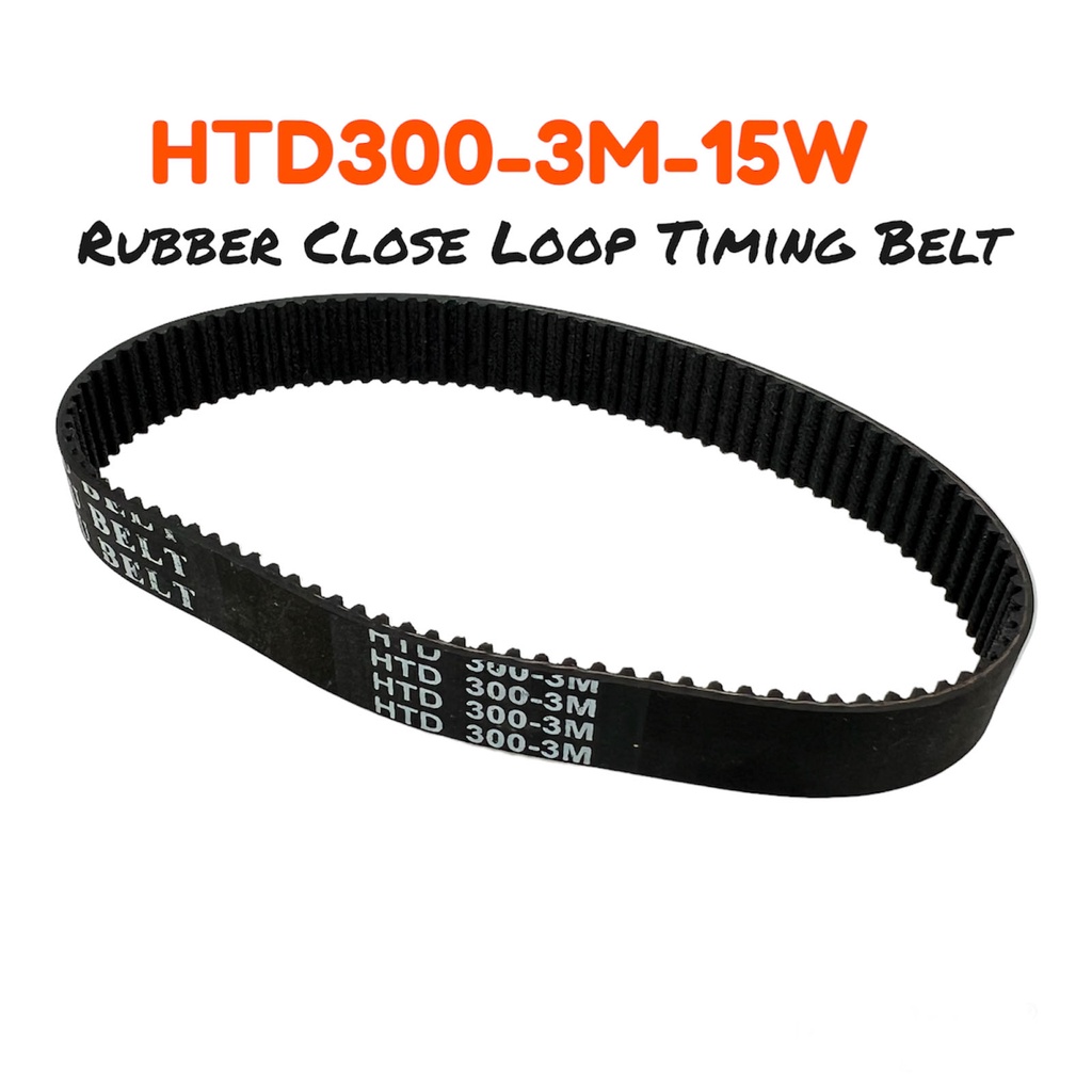 สายพาน HTD300-3M-15W Close-Loop belt. SKU:000162