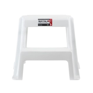 PLASTIC บันไดพลาสติก 2 ขั้น MATALL สีขาวPLASTIC STEP STOOL MATALL 2-STEP WHITE