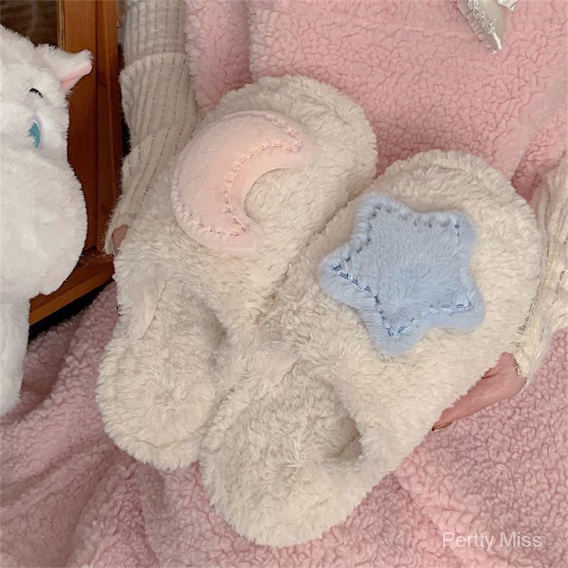 พร้อมส่ง รองเท้าแตะผ้าฝ้ายพื้นนิ่มกันลื่นสำหรับสาวๆที่บ้าน รูปที่ 3