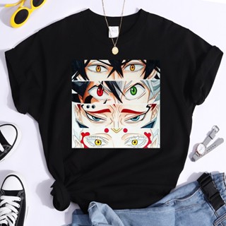 T-Shirt No Iron Japanse Black Clover Anime Retro Gedrukt Meisje Hip Hop Casual Travering Cool Kledin_01